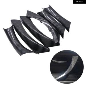 BMW 3シリーズ E90 E91 E92 316 318 320 325 328I 2004-2012 6個 インテリア ドアハンドルプルカバー カーボンの装飾