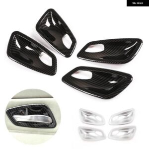 BMW 3シリーズ E90 2005/12/01 ドアハンドルパネルドアボウルカーボンテクスチャカバー 装飾