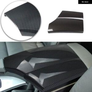 BMW 5シリーズ E60 2004 2005 - 2008 2009 2010 カーセンターコンソール アームレスト ボックス カバー ABS カーボンテクスチャインナーアクセサリー トリム