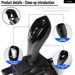 BMW F20 F22 F30 F35 F32 F36 F10 F18 F07 F06 F01 F02 X3 X4 F25 F15 F16 LHD RHD ABS カーボン ギアシフト レバー ノブ カバー