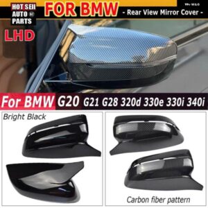 BMW 3シリーズ G20 G21 G28 320D 330E 330I 340I 2019-2022 M4 LHD サイドウイングミラー カバー リアビューキャップ