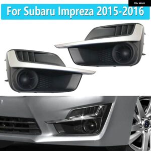 スバル インプレッサ 2015 2016 車 ABS フロント フォグランプ フロントバンパー フォグランプ フレームカバー フォグランプ トリ