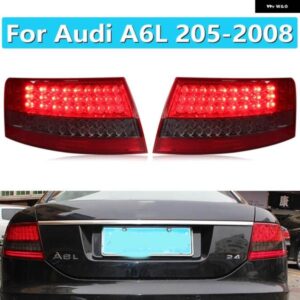 アウディ 1セット テールライト A6L A6 2005 2006 2007 2008 テールライト LED DRL ランニングライト フォグランプ テールライト スタイリング