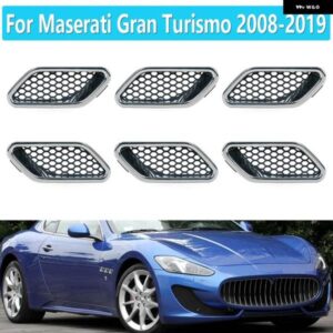 マセラティ グラントゥーリズモ 2008-2019 フロントサイドグリル吸気フェンダーベントグリル 68265300 68265400 自動車 アク