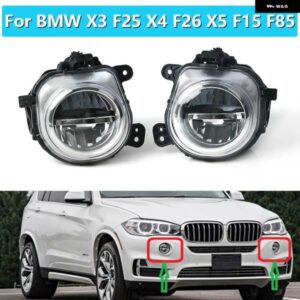 BMW X3 F25 X4 F26 X5 F15 F85 2014 2015 2016 フロントバンパー LED フォグライト ランプ DRL ドライビングランプ 63177317251 63177317252