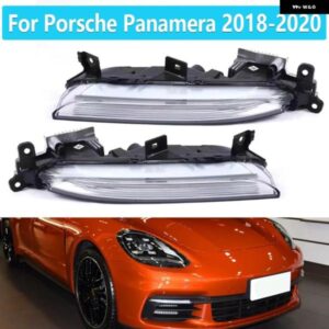 ポルシェ パナメーラ 2018 2019 2020 車 LED デイタイム ランニングランプ フロント フォグライト 信号ランプ 971953041