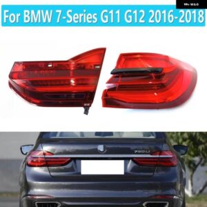 BMW リアバンパー ライト 7シリーズ G11 G12 2016 2017 2018 テール LED ブレーキライト アセンブリ ハザードウィンカー 7342963 7342964