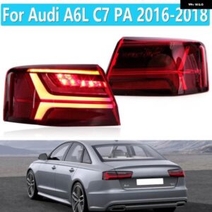 アウディ LED テールライト A6L C7 PA 2016 2017 2018 リアハザードブレーキライトブレーキライトリアウインカー 4G5945095E 4G5945096E