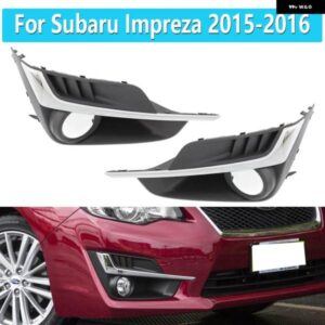 スバル 車 ABS フロント フォグランプ フロントバンパー フォグランプ フレームカバー インプレッサ 2015 2016 フォグランプ トリ
