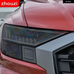 アウディ Q8 S8 RSQ8 2019 2020 ヘッドライト ティントブラック フィルム ビニール テールライト クリア TPU ステッ
