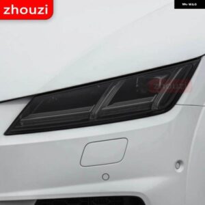 アウディ TT TTS TTRS MK3 2015-ON 2個 ヘッドライト ティントブラック フィルム クリア TPU ステッ