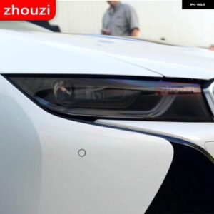 BMW I8 2014-2020 2個 ヘッドライト ティントブラックビニール フィルム クリア TPU ステッ