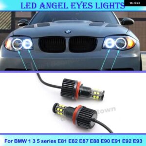 BMW 120ワット LED 車リングエンジェルアイ電球 1 3 5 X Zシリーズ E60 E70 X5 E71 X6 X6M E89 E81 E82 E87 E88 E90 E91 E92 E93 M3