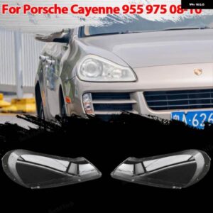 ポルシェ フロント ヘッドランプ カバー ヘッドライト シェルクリアランプシェード レンズ カイエン S GTS E1 9PA 955 957 08