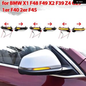 BMW 2X ダイナミックサイドミラー ウインカーライト LED ウィンカーランプ X1 F48 F49 X2 F39 1ER F40 2ER F45 F46