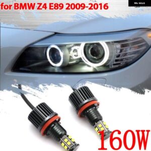 BMW 160ワット 白色 LED エンジェルアイリングマーカー サイドライト白色 LED 電球 ヘッドライト Zシリーズ E89 Z4 ロードスター GT3 2009-2016