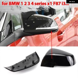 BMW 2X カーボンブラックサイドミラー カバー キャップ シリーズ 1 2 3 4 X M 220I 328I 420I F20 F21 F22 F23 F30 F32 F33 F36 X1