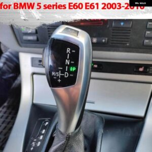 BMW LED ハンドルギア シフトノブ レバースティックヘッド 5シリーズ E60 E61 520I 523I 525I 528I 530I 535I 540I 545I 2003-10
