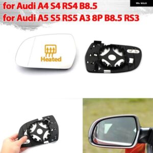 アウディ ドアウィングバックミラー ガラス サイドミラー レンズ 加熱ガラス A4 S4 RS4 B8.5 2011-16 A5 S5 RS5 B8.5 10-16 A3 8P RS3