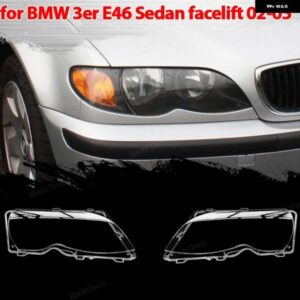 BMW ヘッドライト レンズ カバー クリア ヘッドライト ランプシェル 3シリーズ E46 318I 320 325I 4 ドアセダン 2002-2005