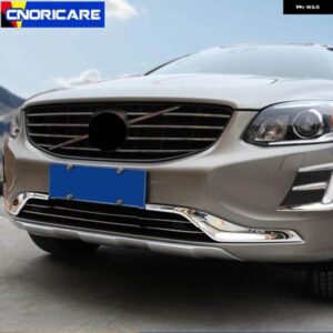 ボルボ フロントグリル トリム ストリップ ABS 4個 XC60 2014-17 自動車 外装 アクセサリー