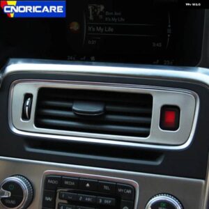 ボルボ 中央空調ベントフレーム装飾 ステッカー トリム S60 V60 2011-16 インテリア アクセサリー