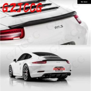 ポルシェ カーボンリアトランク スポイラー 911 カレラ 991 2012-15 FRP リアウイング V-RT