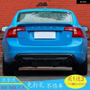 ボルボ S60 スポイラー ABS 材料リアウイングプライマーカラーリアスポイラー S60 S60L S60L スポイラー 2012-2017
