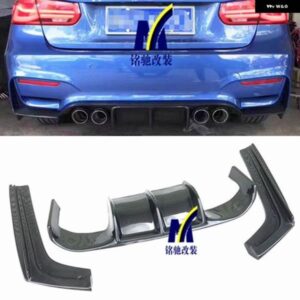 BMW F30 3シリーズ V カーボンリアバンパー ディフューザーリアリップ F30 320I 325I 330I AN M3 バンパー 2013-2015
