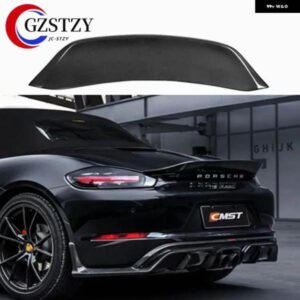 ポルシェ カーボンリアトランク スポイラーウイング ケイマン 718 スポイラー 2016-20
