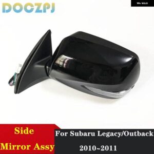 スバル バックミラー 折りたたみ自動アウターサイドミラー レガシィ 2010-2014 アウトバック 2010-2014 9ピン