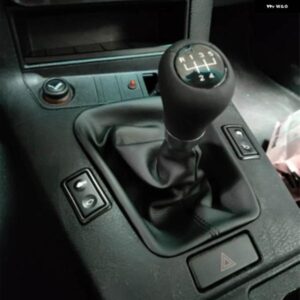 BMW マニュアル スタイリングギア シフトノブ ゲートルブーツ E36 3シリーズ 1991-1998 アンチスリップ シフトノブ 防塵レザー ブーツカバー
