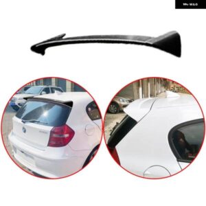 BMW 1シリーズ E87 2004-2012 116I 118I 120I ハッチバック ルーフ スポイラー カーボン ルック ABS リアウイング 黒白