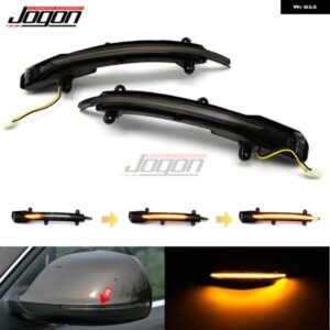 アウディ Q5 SQ5 8R 2010 2014-16 Q7 4L SQ7 LED ダイナミックウィンカーウインカーシーケンシャルサイドミラー インジケーターライト