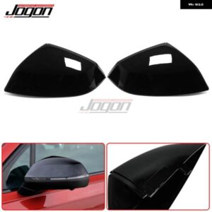 アウディ Q5 年度 2018-21 Q7 4M 2016 - 2021 グロスブラック サイドウイングバックミラー カバー ケースキャップ交換シェル