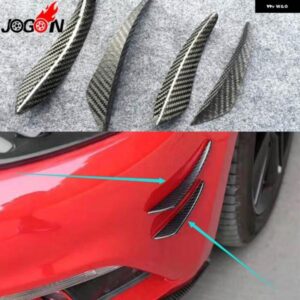 アウディ カーボンフロントバンパー サイドフィンカナードスポイラー ステッカー トリム A1 A2 A3 S3 A4 A5 A6 A7 A8 TT RS3 RS4 RS Q2 Q3 Q5 Q7