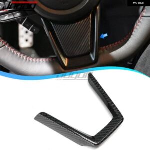 スバル カーボン インテリア ステアリング ホイールアンダーフレームベゼルカバー ステッカー トリム アクセサリー WRX S4 STI VB