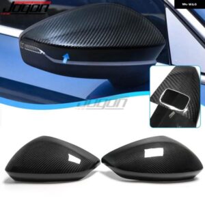 アウディ LHD 2個 カーボンミラー カバー A3 S3 RS3 8Y 2021 2022 車 外装 サイドウイングバックミラー カバー シェルキャップ