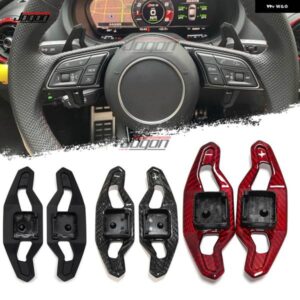 アウディ DSG ステアリング ホイール パドルエクステンション A3 S3 RS3 8Y 2020 2021 カーボンギア パドル シフター カバー パドル拡張