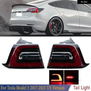 テスラ LED ブレーキライト外側テールランプターニングシグナルクリアランスストップランプモデル 3 2017-2021 米国バージョン 10773