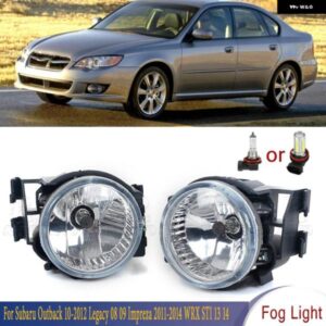 スバル フロントバンパー LED ハロゲン フォグライト FOGLAMP ドライビングランプ アウトバック 10-2012 レガシィ 08 09