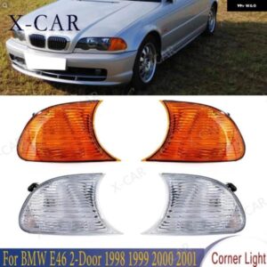 BMW E46 2ドア 1998/01/01 フロントバンパー コーナー サイドマーカー ウィンカーライト ランプ 63126904299
