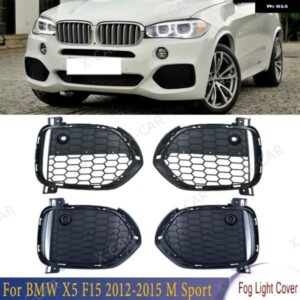 BMW フロントバンパー オープングリル フォグランプ カバー フレーム X5 F15 2012-15 M スポーツ 51118064633 51118064634