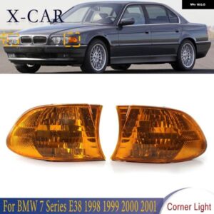BMW フロントバンパー アンバー レンズ パーキングコーナーライト ウィンカーランプ バルブ 無 7シリーズ E38 1998 1999-2001 63138379107