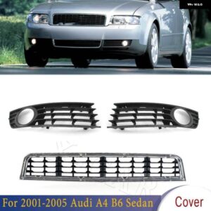アウディ フロントバンパー フォグランプ グリルカバー センターアンダーグリル A4 B6 2001-2005 スタンダードグリル 8E0807681 8E0807682 8E0807647
