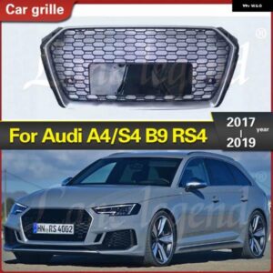 アウディ 交換センター レーシンググリル 吸気グリル A4/S4 B9 2017-2019 RS4 フロントバンパー グリル