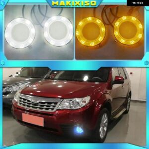 スバル フォレスター 2009/12/01 ブルーウィンカーリレー防水 ABS 車 DRL ランプ 12V LED デイタイム ランニングライト