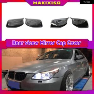 BMW カーボンリアビュードアウイングミラー サイドミラー カバー キャップシェルケース E60 E61 E63 E64 5シリーズ モデル 2004-2008