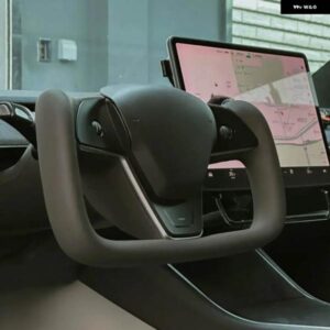 テスラ ヨークステアリングホイール モデル3/Y ヨークステアリングホイール モデルS/X 同ナパレザーステアリングホイール