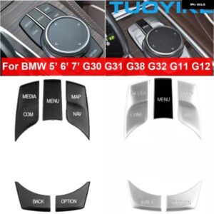 BMW インテリア コンソール CIC I-DRIVE マルチメディア ボタン カバー 交換 トリム 5 6 7シリーズ G30 G31 G38 G32 G11 G12 G60 G68 G70